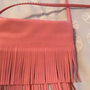 Juicy Couture bohemian fringe flat crossbody